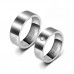 Anel de Tungstênio Prateado Reto 8mm (FJ42-8) Anel de Tungstênio Prateado Reto 8mm (FJ42-8)