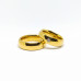 Aliança de Tungstênio Dourada Tradicional Boleada 6mm (FJ01-6) Aliança de Tungstênio Dourada Tradicional Boleada 6mm (FJ01-6)
